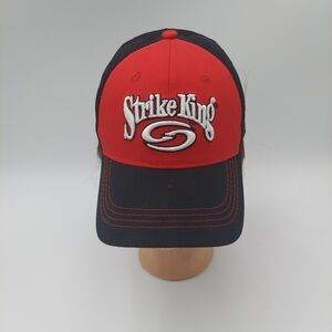 Strike King Hat Red/Black Fishing Cap
